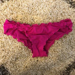 Cute Cinched Cheeky Bikini Bottoms, Never Worn!